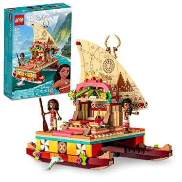 Imagem de LEGO Disney O Catamarã de Descobertas da Moana 43210; Conjunto de Construção (321 Peças)