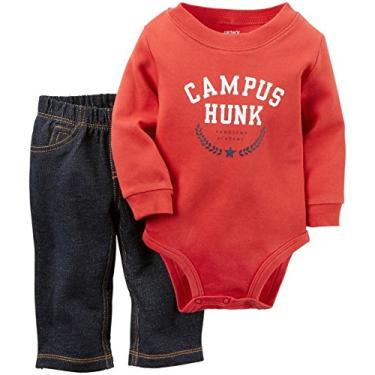 Imagem de Carter's Conjunto de 2 peças para bebês meninos - Campus Hunk - Recém-nascido, Campus Hunk, Recém Nascido