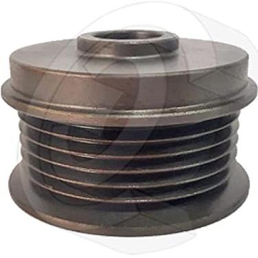 Imagem de Polia Alternador Ducato 2.8 Td 6 Canais Medidas Diametro Eixo 16 99 Mm. Diametro Total 63 0Mm Diametro Dentes 56 0 Mm Alojamento Porca 45 0 X 29 25Mm Comprimento Total 40 0Mm Diametro Ressalto Encosto Polia 25 0 X 4 00Mm