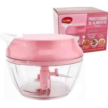 Imagem de Mini Processador E Triturador De Alimentos Manual 3 Lâminas