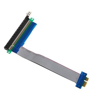Imagem de Cabo Extensor Extensão Flexível Pci-express Pcie 1x Para 16x