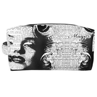 Imagem de Necessaire Casual Feminina Retrô, Magicc
