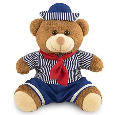 Imagem de Urso Pelúcia Marinheiro 45cm Anti-alérgico