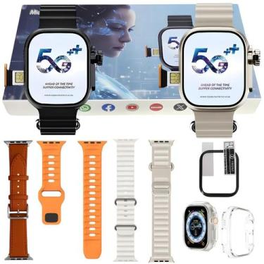 Imagem de Relogio Smart Watch Ultra 3 5g IA Amoled Serie 10 Camera Chip Original