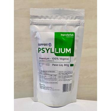 Imagem de Psyllium 100% Vegetal - 80g - Supporte Inprofarlab