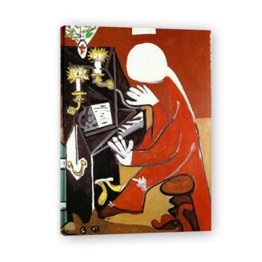 Imagem de The Piano Diego Rivera Murals – Arte de realismo socialista mexicano, muralista do século 77, coleção clássica do museu de Nova York para decoração de casa 60 x 84 cm