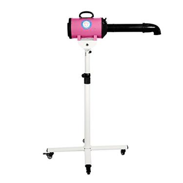 Imagem de Flying Pig High Velocity Dog Pet Stand Grooming Dryer w/Variable Air Speed & Heat (Pink)
