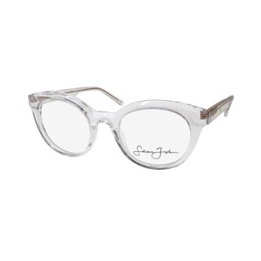 Imagem de Sean John Armação de óculos 6047/óculos premium acetato plástico emblemático logotipo quadril, Cristal transparente, 50-21-145