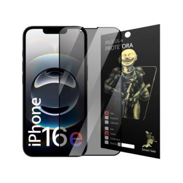 Imagem de Película 3d Privacy Antiespião Full 9h Para iPhone 16e 6.1'' - Smart S