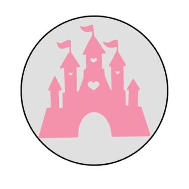 Imagem de Adesivo Decorativo Princesas, Circular, 200mm, Vários Modelos (PR-353, ADESIVO PLASTICO, 200-MM)