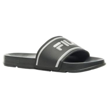 Imagem de Chinelo Fila Feminino Drifter Stripes Preto/prata/branco F02sd00008-180-35