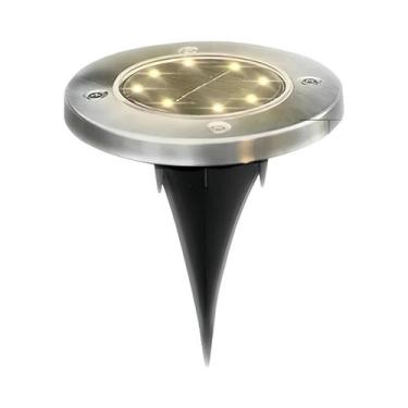 Imagem de Luz De Disco Solar Para Jardim Externo Com 8/20 LEDs, Holofote De Deck