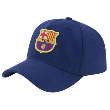 Imagem de Boné Barcelona Aba Curva SuperCap Bordado - Azul Marinho-Unissex