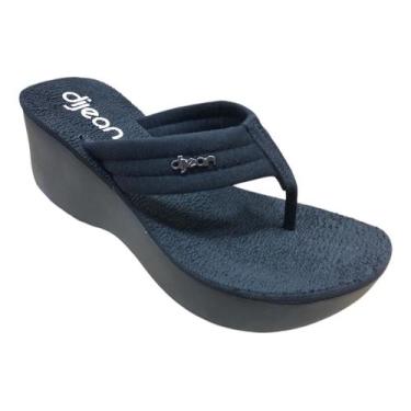 Imagem de Tamanco Anabela Dijean, Preto, 36