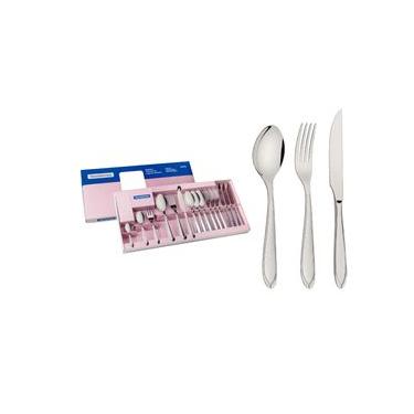 Imagem de Faqueiro Tramontina Laguna 24 Peças Aço Inox com Facas de Churrasco