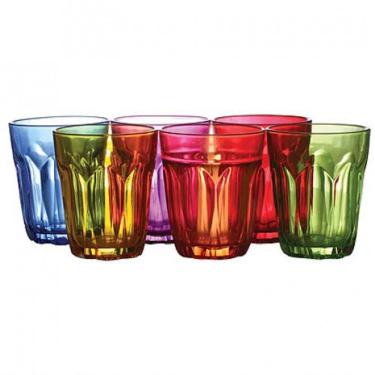 Imagem de Jogo com 6 Copos Ãgata Color 260ml - Vitrizi