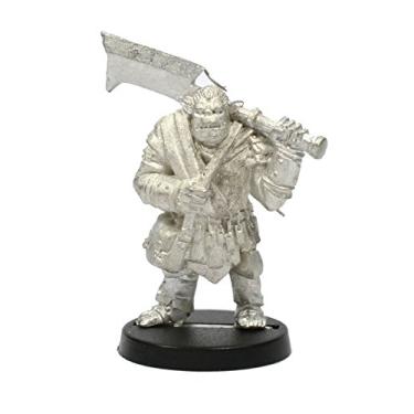 Imagem de Stonehaven figura miniatura lutador meia-orc (para jogos de guerra de escala de 28 mm) - Feito nos EUA
