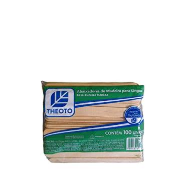 Imagem de Abaixador De Língua Madeira Theoto 100un - 06 Pacotes