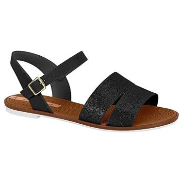 Imagem de Sandália Feminina Avarca Mini Glitter Preto Moleca 5297.439