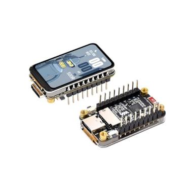 Imagem de ESP32-C6 Placa de desenvolvimento de tela LCD de 1,4 polegadas, ESP32 com tela de 1,4 polegadas 172 × 320 pixels, tela colorida de 262 K, com LED RGB, suporta Wi-Fi 6 de 2,4 GHz e Bluetooth 5 (com