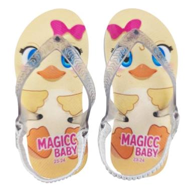 Imagem de Chinelo Menina Bebê Sandália Patinho Magicc Baby