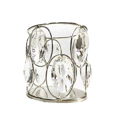 Imagem de Lamparina com Cristais Ovais 10 x 11 cm