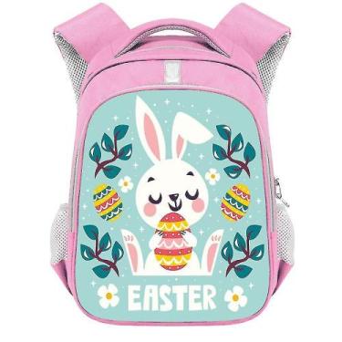 Imagem de Mochilas 2021 páscoa escola primária mochila menina rosa mochila escol
