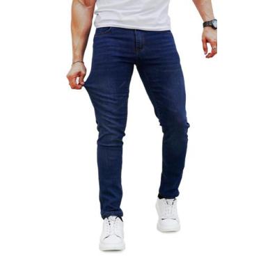 Imagem de Calças jeans Heyfanee Slim Fit, elásticas e macias, para homens