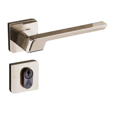 Imagem de Fechadura Entrada Roseta S40mm Latonado Vega Aliança