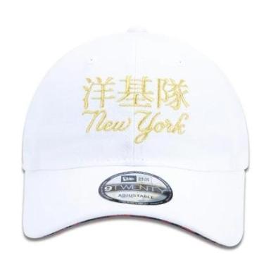 Imagem de BONÉ NEW ERA 920 GOLDEN CULTURE ANIMAL GOLD NEYY MBI22BON103 BRANCO DOURADO-Masculino