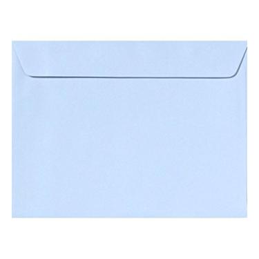 Imagem de LUXPaper Envelopes de livreto 9 x 12 | Azul bebê | 36 kg Texto | 1.000 Qtd