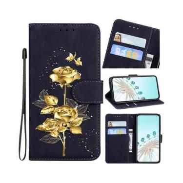 Imagem de Capa De Telefone Em Couro Com Slot Para Cartões Para OPPO A38 A54 A55 