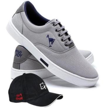 Imagem de Kit Sapatênis Polo Joy Casual Masculino + Boné Dia a Dia-Masculino