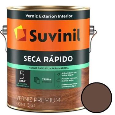 Imagem de Verniz Suvinil brilhante base água 3,6L mogno