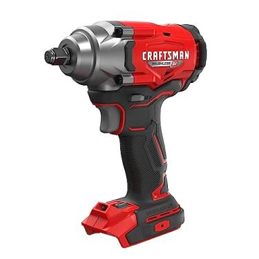 Imagem de CRAFTSMAN Chave de impacto sem fio 20V sem escova, 1/2 polegadas, apenas ferramenta (CMCF921B)