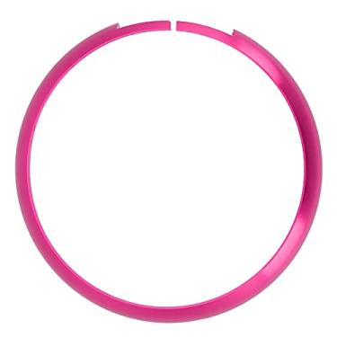 Imagem de QANYEGN Anéis De Chaveiro Remoto, Substituição De Guarnição De Tampa De Liga De Alumínio, Moldura Lateral De Chave Remota Para R55 R56 R57 R58 R59 R60(Rosa ouro)