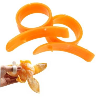 Imagem de OUNONA 10 Pcs abridor de frutas cítricas descascador de frutas cítricas descascador de laranja Descascador de limão fatiador de laranja abridor de laranja engrossar Cortador