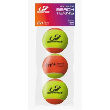 Imagem de Bolas de Beach Tennis - Aprovado pela ITF, Hammerhead, Kit com 03 Unidades