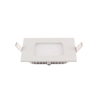 Imagem de Painel De Led Quadrado Embutir 6w Bivolt Blumenau 6500k Luz Fria