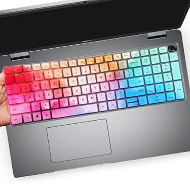 Imagem de Capa de teclado para laptop Dell Precision 16 7670 7680 de 15,6 polegadas, Dell Precision 7770 7780, capa protetora para teclado colorida