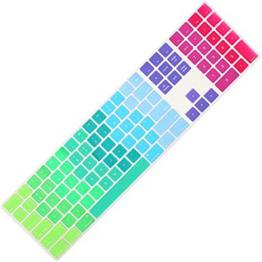Imagem de Teclado Allinside para teclado Apple Magic, 07 Rainbow, Magic Keyboard with Numeric Keypad