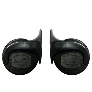 Imagem de Buzina Caracol 12V 2 Terminal (Par) Carro Caminhão