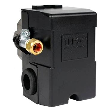 Imagem de Lefoo Interruptor compressor de ar válvula de controle de pressão para compressor de ar substitui Furnas Square D H4 - Lf10-4h-1-npt1/4-140-175