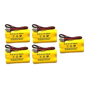 Imagem de Battery Hawk (Pacote com 5) Unitech AA900mAh 2.4v AA 900mAh Exitronix 10010036 10010034 BST 2.4V AA400MAH JYH AA 400mAh 2.4V P/N6200RP 6200RP 6200 RP