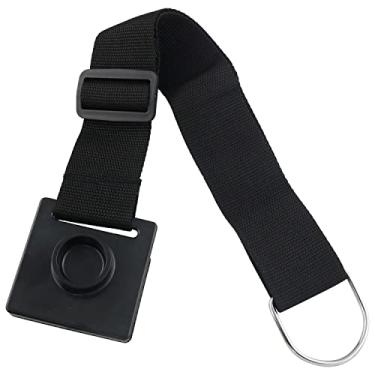 Imagem de WHYHKJ Âncora de pino de violoncelo Dispositivo antiderrapante Alça ajustável com almofada grossa Suporte de rolha de pino antiderrapante Suporte acessórios de instrumento musical, preto