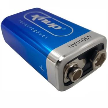 Imagem de Bateria 9 Volts Recarregavel - Knup, KP-BT9V, 9v, Azul