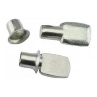 Imagem de Suporte Meia Cana Metal Com Bucha Para Prateleira 10 Unid. - comercial