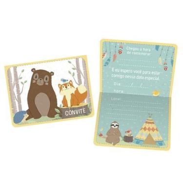 Imagem de Convite Festa Floresta/ Bosque 8 Uni Regina Festas - Inspire sua Festa