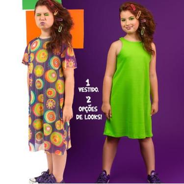 Imagem de Vestido Ribana Sobreposição Tule "Ioiô" - Saia de Filó, 6, Estampado