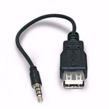 Imagem de Adaptador Para Usb Fêmea X P2 Macho Entrada Auxiliar - VINIK